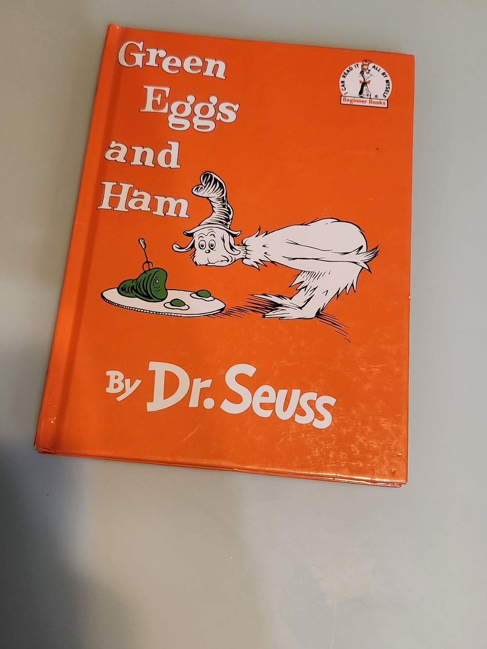 Dr. Seuss Green Eggs and Ham Orange Hardcover Book